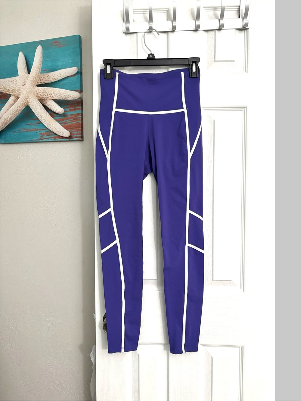 Reebok Lux High-Waisted Colorblock Leggings